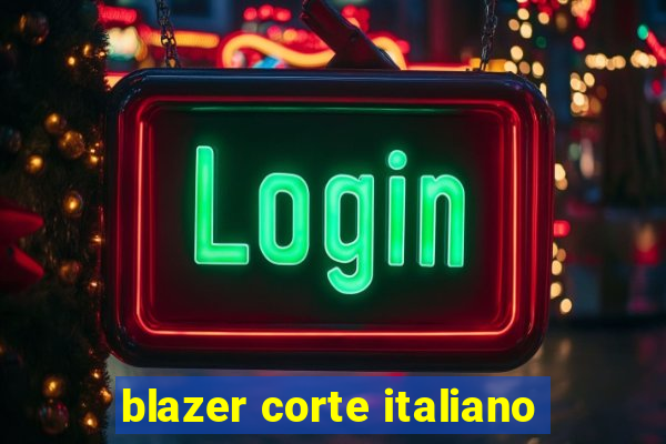 blazer corte italiano